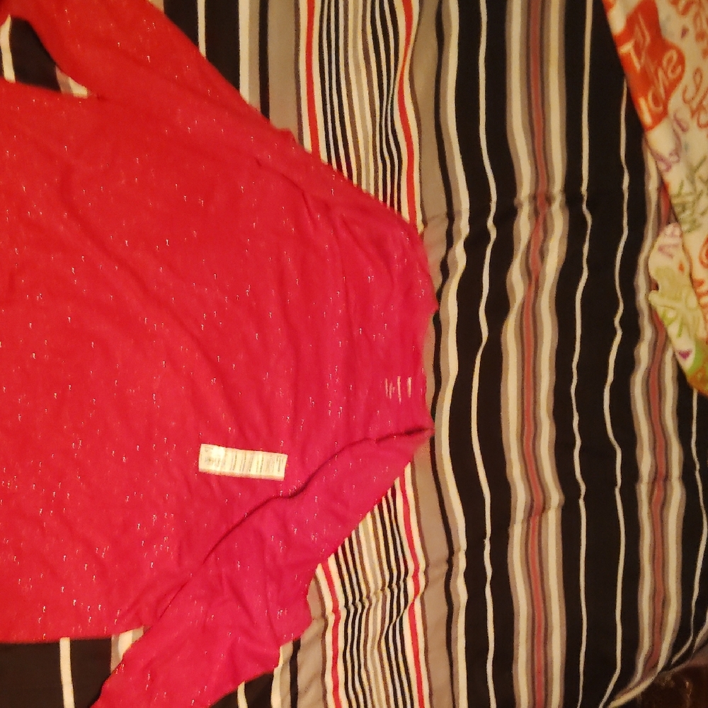 Vibrant Red Long Sleeve Tee Classic Design